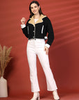 Women Fleece Open Front Jacket