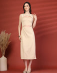 Women Sheath Midi Dress
