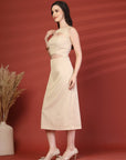 Women Sheath Midi Dress