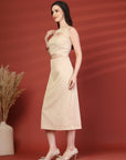 Women Sheath Midi Dress