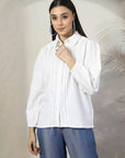 Women Standard Opaque Casual Buttoned Top