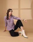Women Opaque Casual Buttoned Top