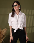Women Opaque Casual Buttoned Top