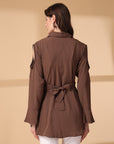 Women Opaque Casual Buttoned Top