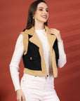 Women Fleece Open Front Jacket