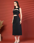 Women Sheath Midi Dress