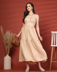 Women A-Line Midi Dress