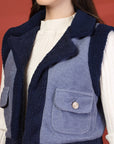 Women Fleece Open Front Jacket