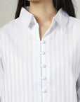Women Standard Opaque Casual Buttoned Top