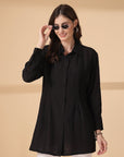 Women Opaque Casual Buttoned Top