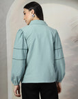 Women Standard Opaque Casual Buttoned Top