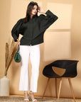 Women Opaque Casual Buttoned Top