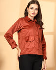 Women Open Front Jacket