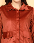 Women Open Front Jacket