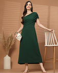 Women A-Line Midi Dress