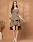 Women Ruffled Fit & Flare Dress