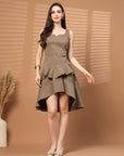 Women Ruffled Fit & Flare Dress