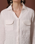 Women Opaque Casual Buttoned Top