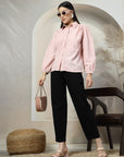 Women Standard Opaque Casual Buttoned Top