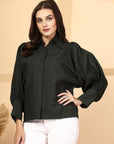 Women Opaque Casual Buttoned Top