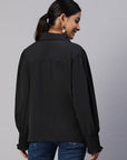 Embellished Casual Buttoned Top