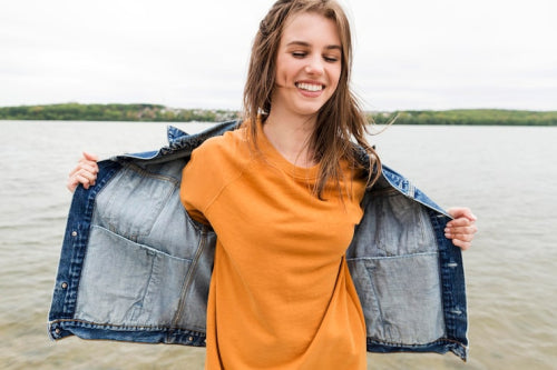 Wrap Tops Paired With Trousers Offer Solutions for Transitional Weather Dressing