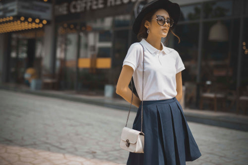 Midi Skirts Offer Balanced Style for Professional and Casual Use