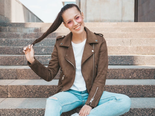 Cropped Jackets Pair With Relaxed Trousers in Current Collections