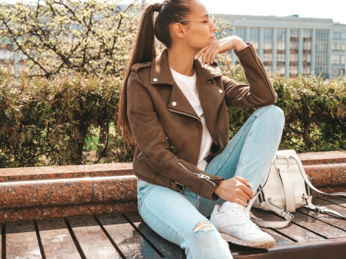Cropped Jackets Pair With Relaxed Bottoms in Current Styles