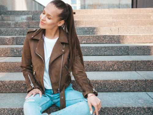 Cropped Jackets Pair With Relaxed Bottoms in Everyday Trends