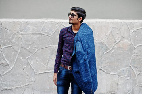 Vintage Denim Elements Appear in Contemporary Indian Outfits