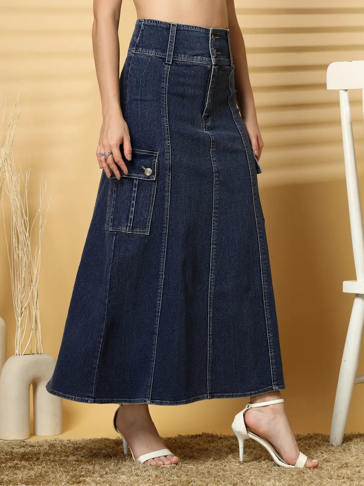 Maxi-Length A-Line Skirts