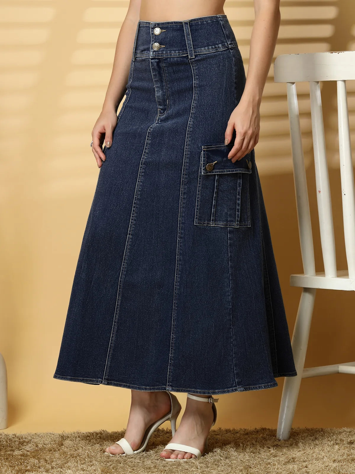 Maxi-Length A-Line Skirts