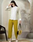 Embroidered Pure Cotton Top With Trouser Co-Ords