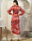 Floral Print Maxi Dress