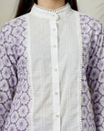 Embroidered Pure Cotton Top With Trouser Co-Ords