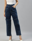 Women Blue High-Rise Light Fade Stretchable Jeans