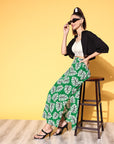 CINK Green Floral Indie Gal Skirt