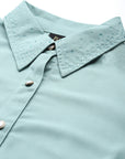 Embellished Casual Buttoned Top