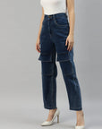 Women Blue High-Rise Light Fade Stretchable Jeans