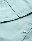 Embellished Casual Buttoned Top