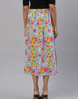 CINK Women Lavender  Pink Floral A-Line Midi Skirt