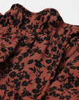 CINK Rust Floral Regular Crop Top