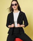 Spread Collar Regular Fit Casual Buttoned Top