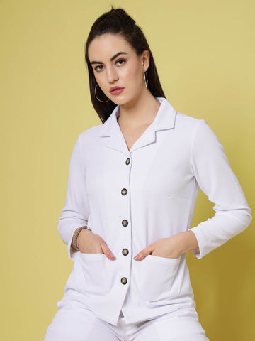 Spread Collar Regular Fit Casual Shirt
