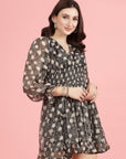 Floral Print Fit & Flare Dress