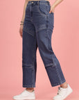 Women Low Distress Stretchable Jeans