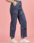 Women Low Distress Stretchable Jeans