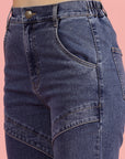 Women Low Distress Stretchable Jeans