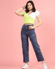 Women Low Distress Stretchable Jeans